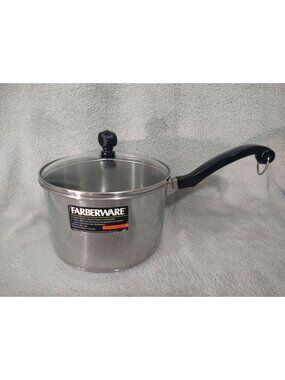Farberware Classic Series II Saucepot 3 Quart Stainless Steel Glass Lid